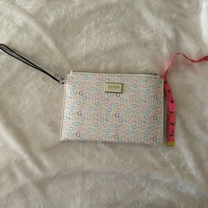 Guess Multicolor Logo Wristlet